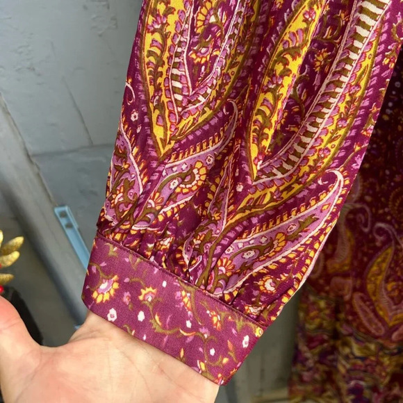 By Anthropologie Nikole Maxi Shirtdress, size M - Picture 6 of 11